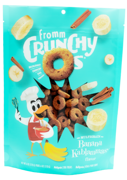Fromm Crunchy Os Banana Kablammas Flavor Dog Treats