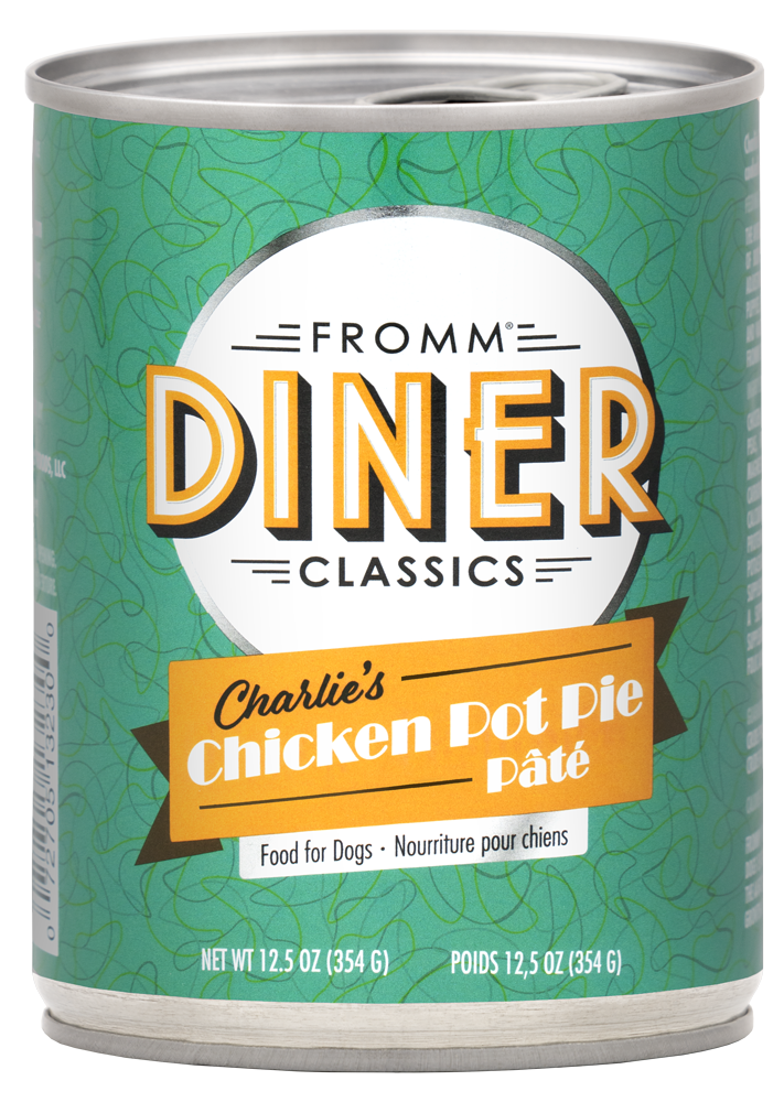 Fromm Charlie's Chicken Pot Pie Pate Canned Dog Food, 12/12.5oz