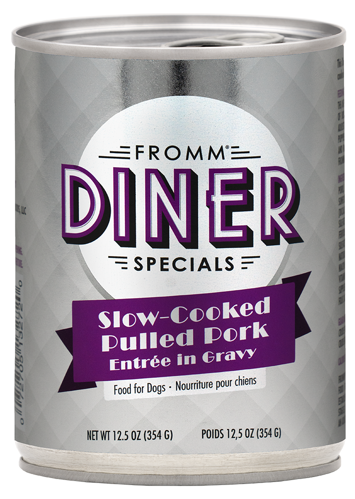 Fromm Slow Cooked Pulled Pork Entree in Gravy Canned Dog Food, 12/12.5oz