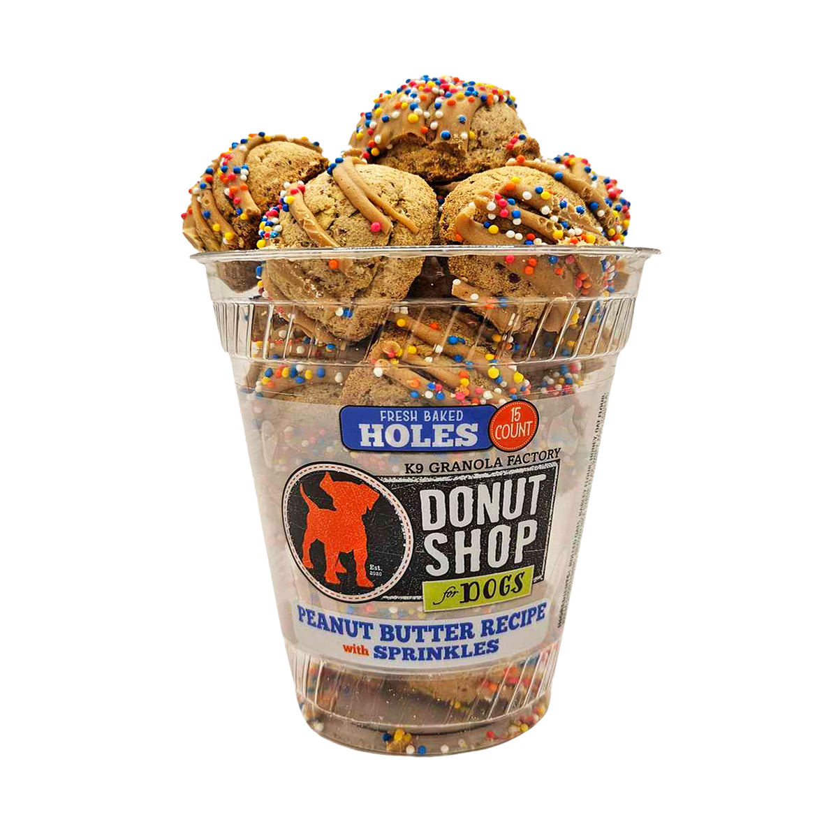 K9 Granola Factory Donut Shop Donut Holes For Dogs, Peanut Butter