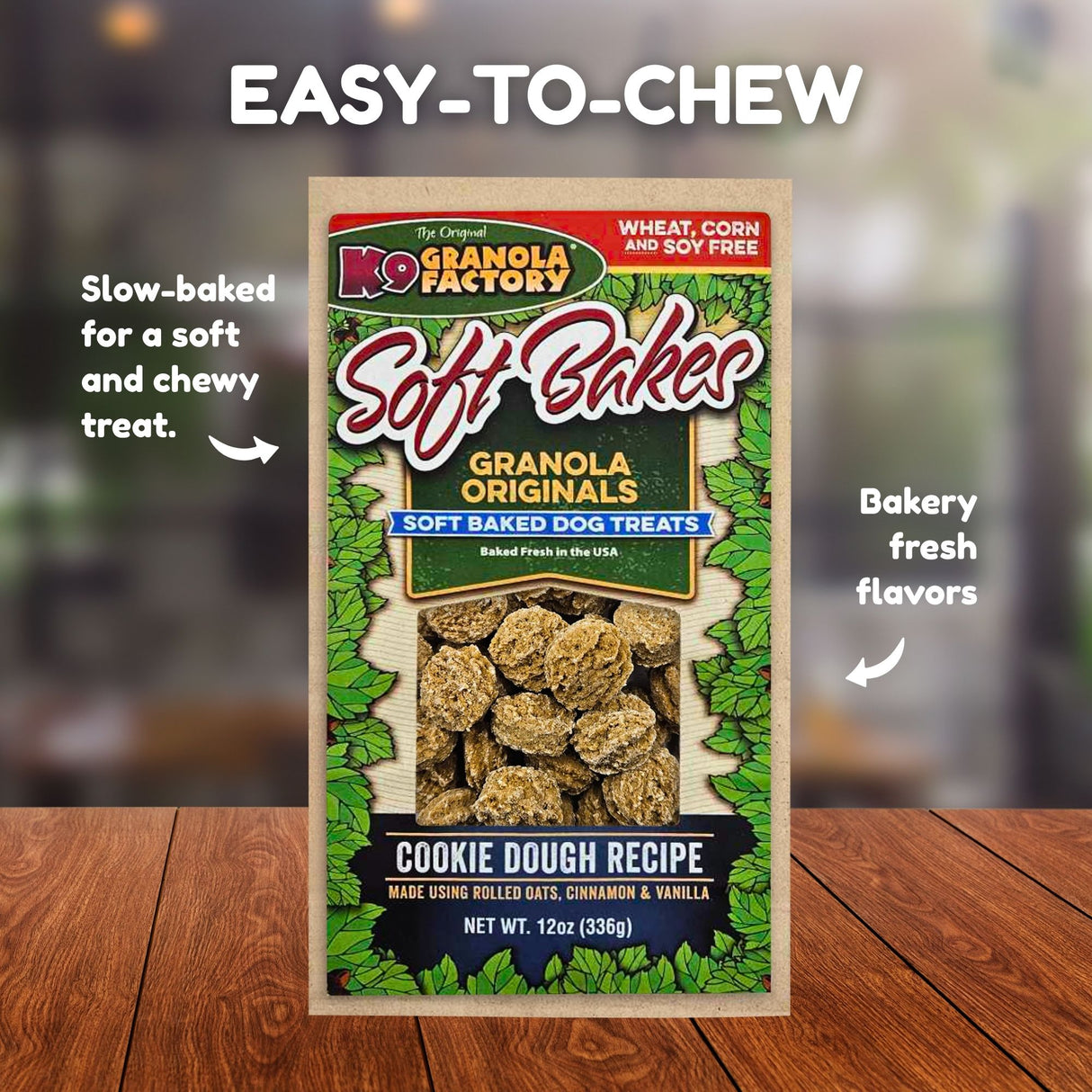 K9 Granola Factory Soft Bakes Dog Treats - Cookie Dough