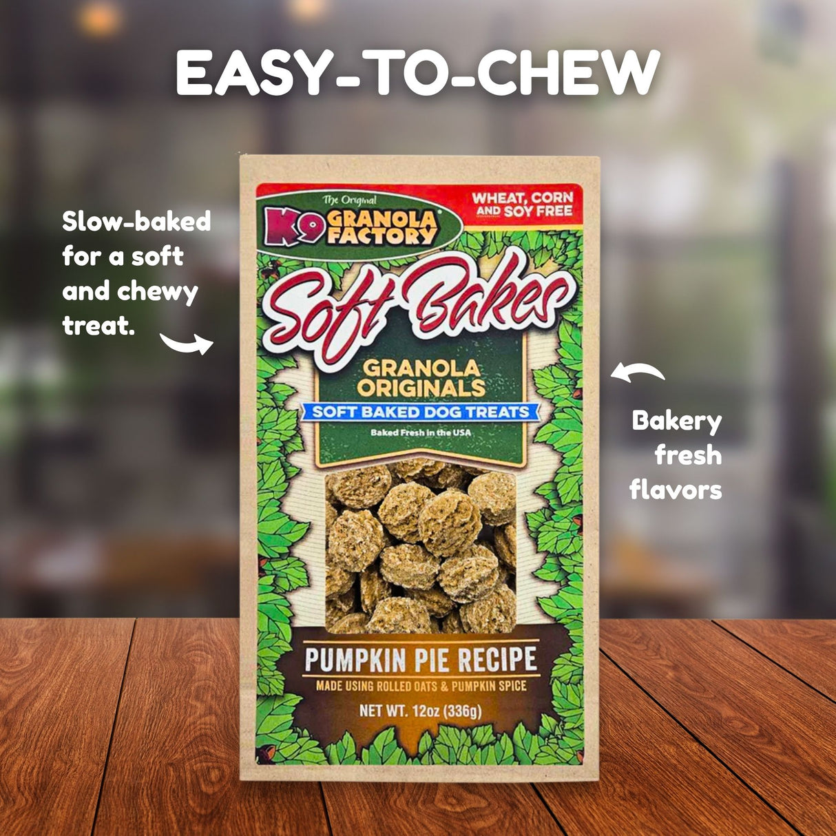 K9 Granola Factory Soft Bakes Dog Treats - Pumpkin Pie
