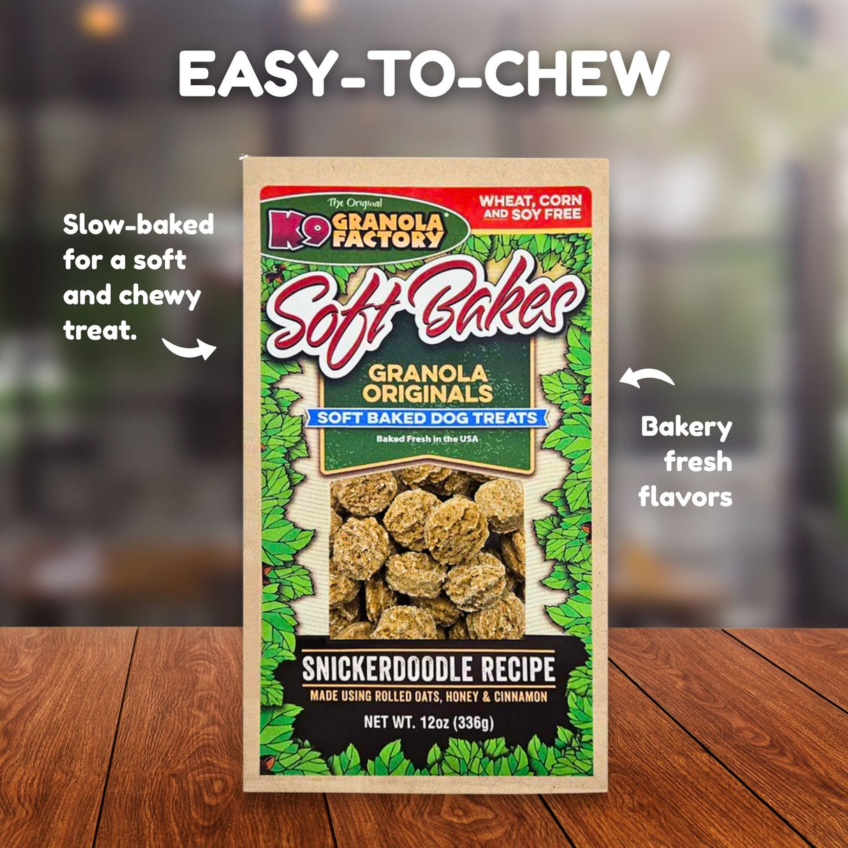 K9 Granola Factory Soft Bakes Dog Treats - Snickerdoodle