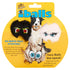 Tuffy Silly Squeaker iBalls Durable Plush Dog Toy, 3pk