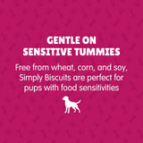 K9 Granola Factory Simply Biscuits Steak & Sweet Potato Dog Treats, Medium