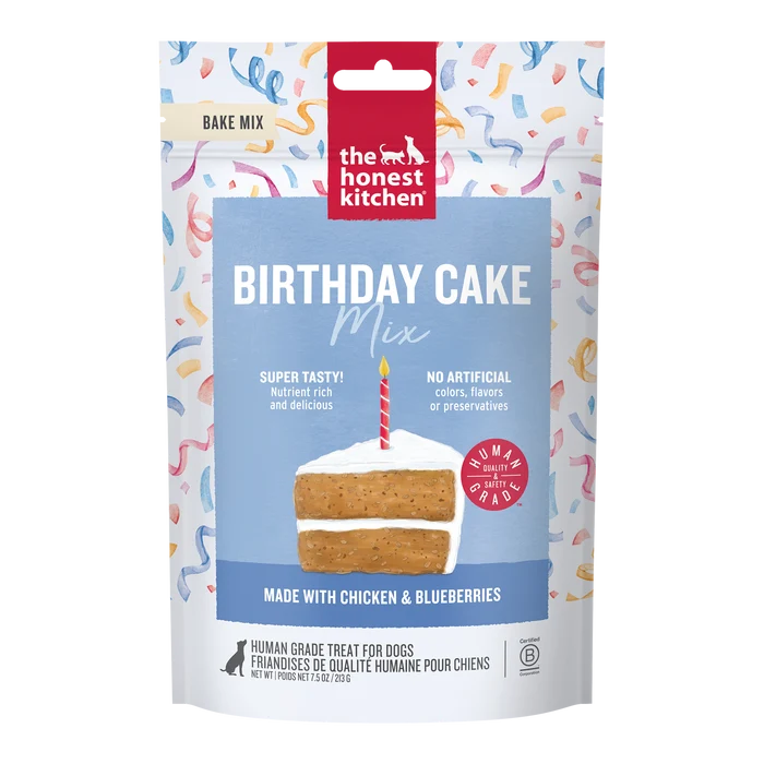 Honest Kitchen Birthday Cake Mix Chicken & Blueberry 7.5oz