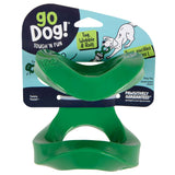 goDog Magic Motion Durable Interactive Dog Toy, Twisty Tosser