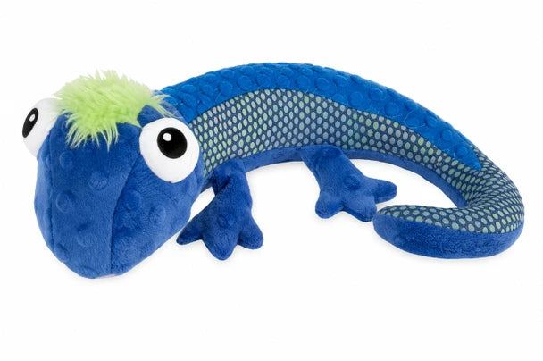 goDog Tough N Texture Chameleon Durable Plush Dog Toy