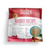 Goodness Gracious Human Grade Synthetic Free Rabbit Recipe Gently Cooked Frozen Dog Food