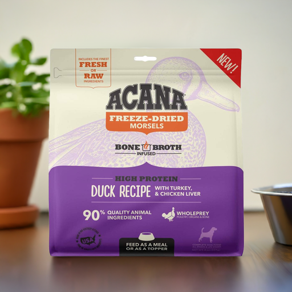 Acana Ranch Duck Recipe Freeze Dried Dog Food Morsels, 8oz