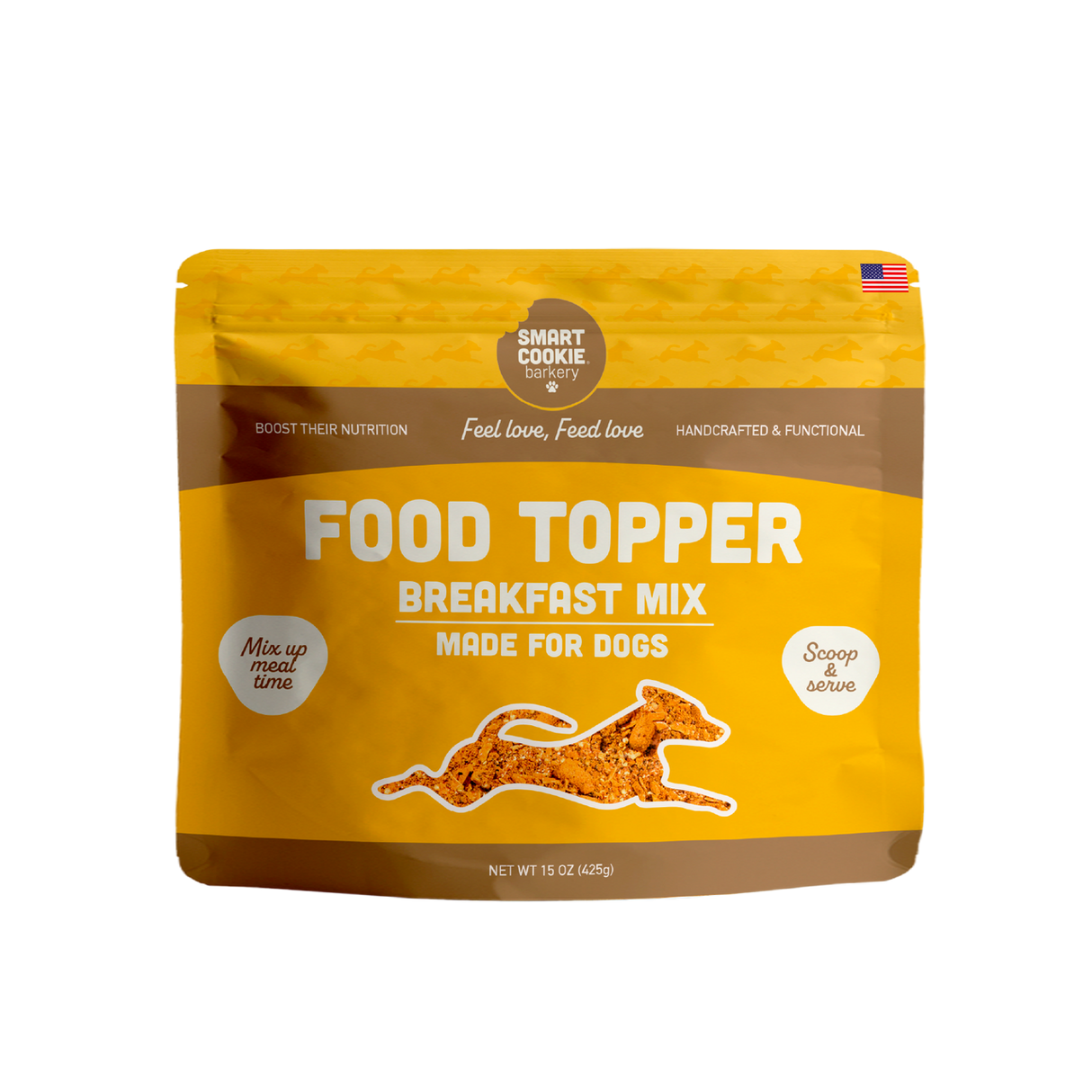Smart Cookie Barkery Breakfast Food Topper For Dogs, 15oz