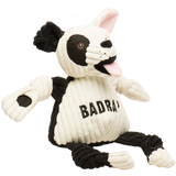 HuggleHounds HuggleCause Bad Rap Durable Squeaky Plush Dog Toy, Jonny Justice