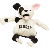 HuggleHounds HuggleCause Bad Rap Durable Squeaky Plush Dog Toy, Jonny Justice