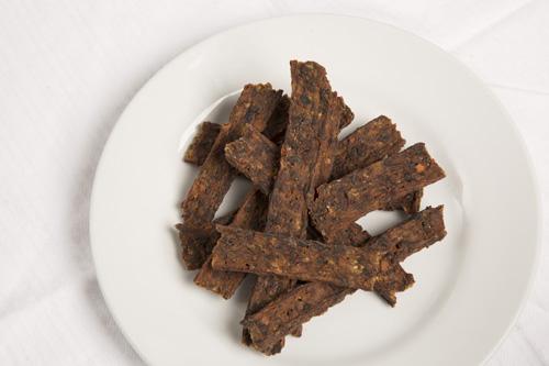 Goodness Gracious Human Grade Bikini Lamb & Sweet Potato Jerky Dog Treats, 6oz bag