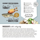 The Honest Kitchen Gourmet Grains Turkey & Whitefish Recipe Dehydrated Dog Food, 4lb