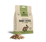 Vital Essentials Rabbit Mini Nibs Freeze Dried Raw Dog Food