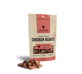 Vital Essentials Freeze-Dried Chicken Hearts Dog Treats