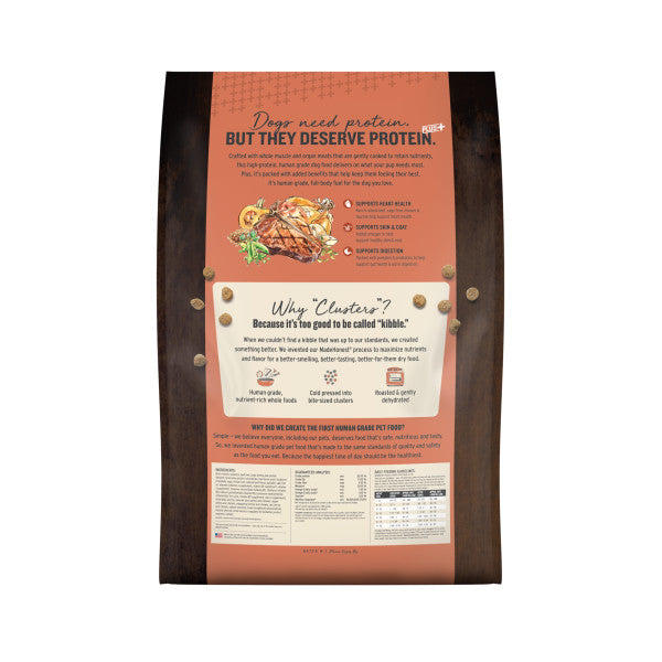 The Honest Kitchen Protein Plus Whole Food Clusters Grain Free Beef & Chicken Recipe Dry Dog Food