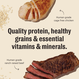 The Honest Kitchen Essentials Whole Food Clusters Whole Grain Beef & Chicken Recipe Dry Dog Food