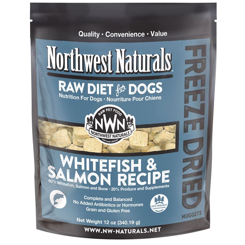 Northwest Naturals Whitefish & Salmon Nuggets Freeze Dried Dog Food