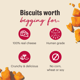 The Honest Kitchen Cheddar Biscuits Dog Treats, 3.5oz