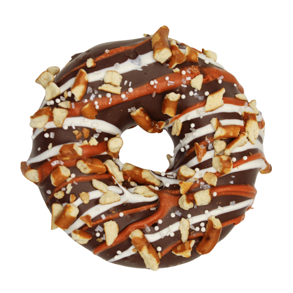 K9 Granola Factory Donut Shop Gourmet Donuts For Dogs, Oktoberfest Pretzel 3pk