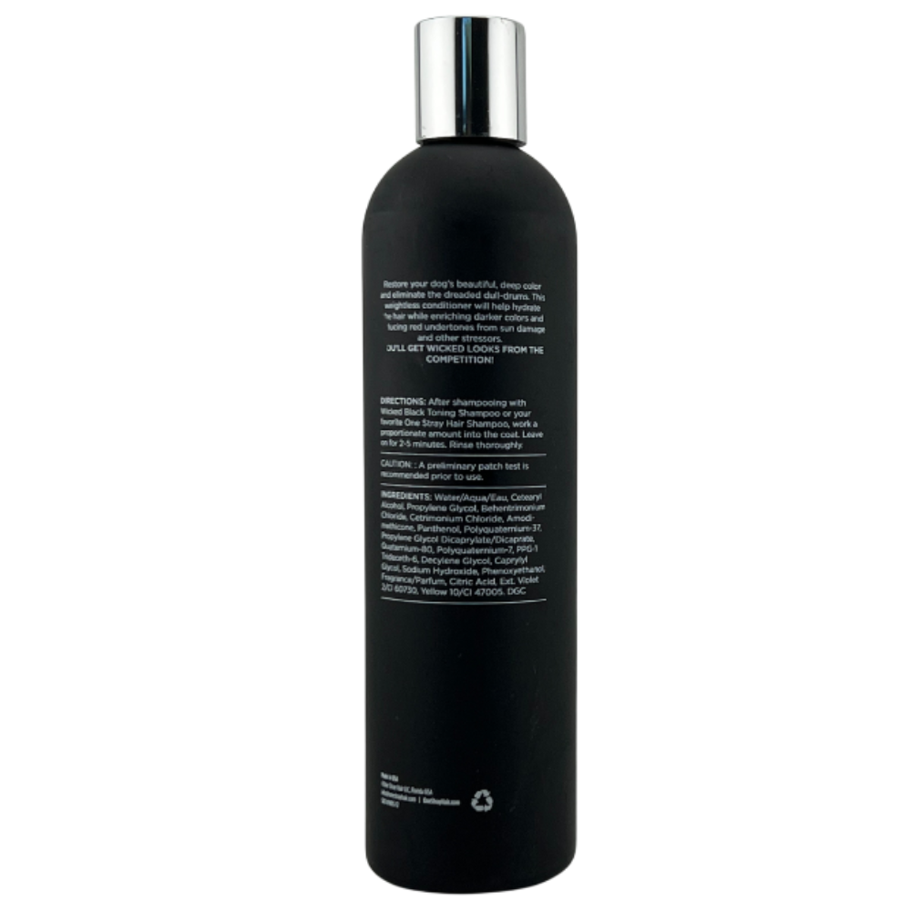 One Stray Hair Wicked Black Toning Conditioner For Dogs
