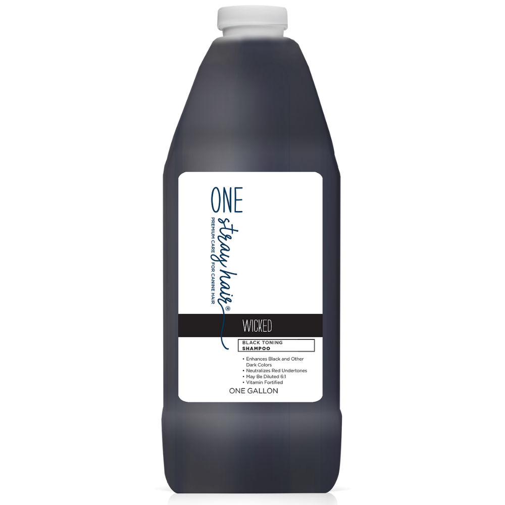 One Stray Hair Wicked Black Toning Shampoo For Dogs