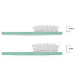 One Stray Hair Sea Glass Oval Metal Pin Brush For Dogs, 20mm