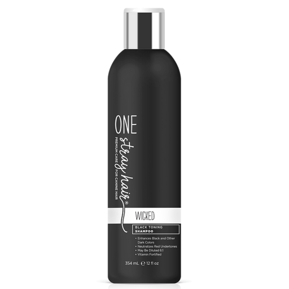 One Stray Hair Wicked Black Toning Shampoo For Dogs