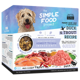 The Simple Food Project Synthetic-Free Freeze Dried Dog Food - Duck & Trout Recipe