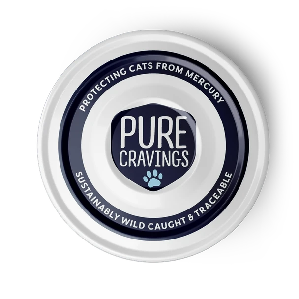 Pure Cravings Minced Tuna & Salmon Mercury Tested Canned Cat Food, 12/3oz