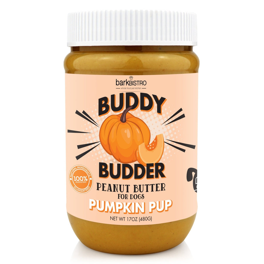 Bark Bistro Buddy Butter Peanut Butter Treat for Dogs, Pumpkin Pup