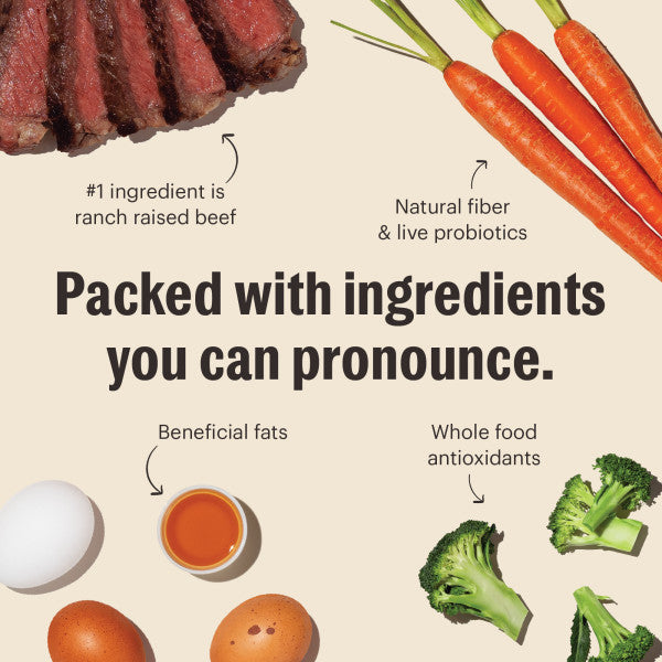 The Honest Kitchen Gourmet Whole Food Clusters Small Breed Grain Free Beef & Superfoods Recipe Dry Dog Food