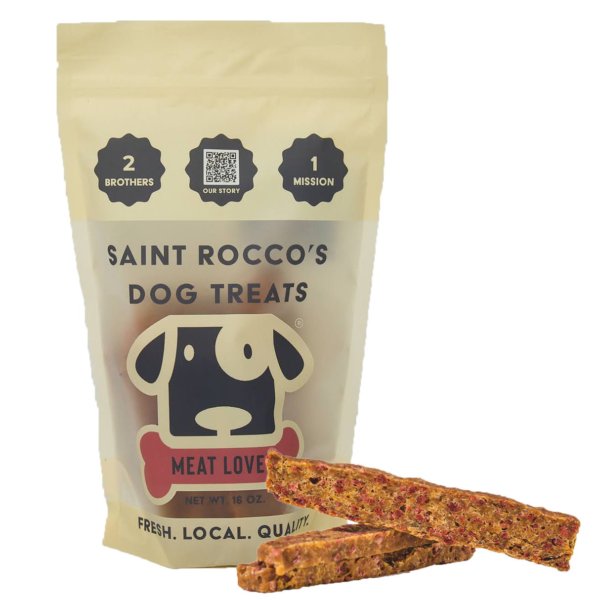 Saint Rocco's USA Meat Lover Recipe Jerky Dog Treats