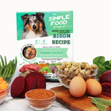 The Simple Food Project Synthetic Free Freeze Dried Dog Food, Bison Recipe