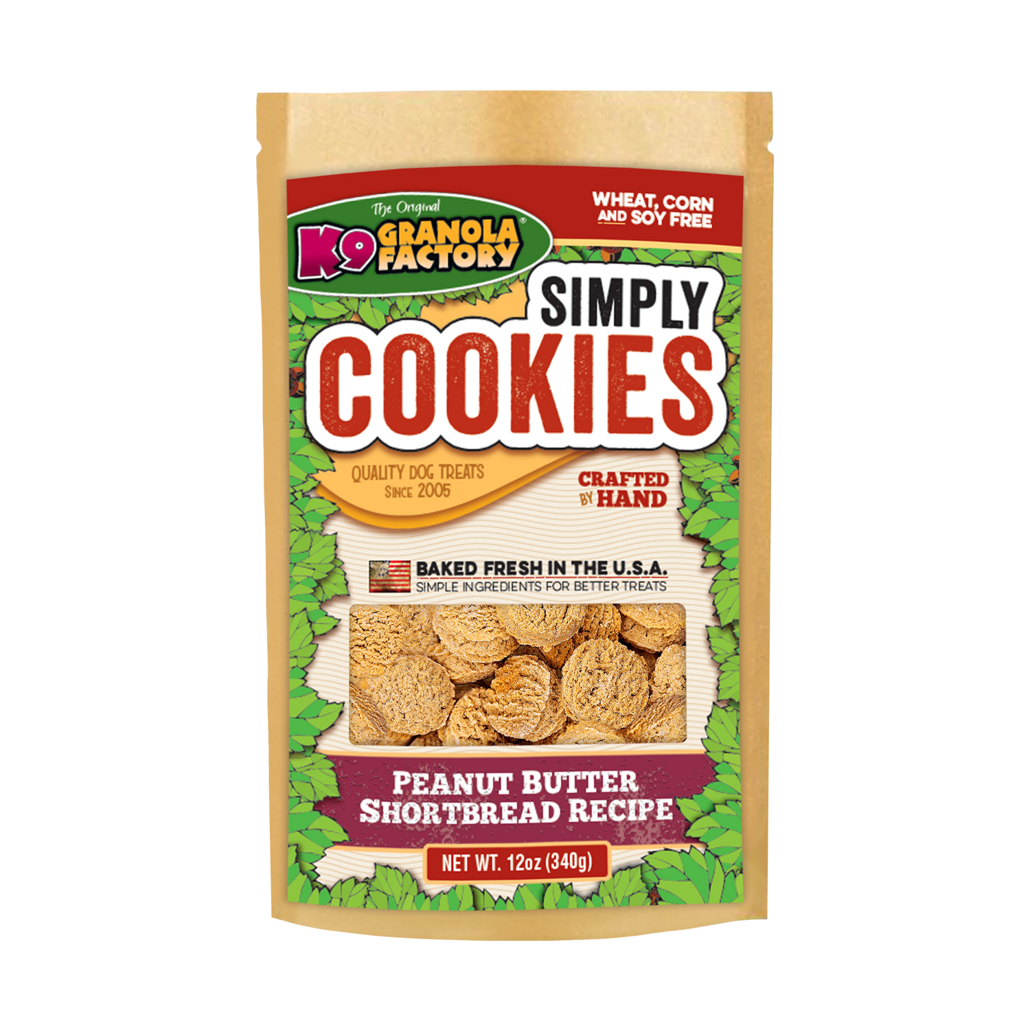 K9 Granola Factory Simply Cookies Dog Treats, PB Shortbread Recipe