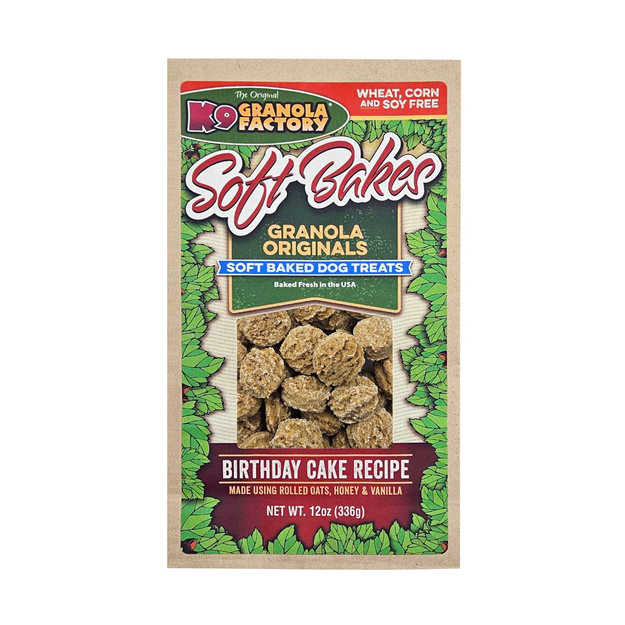 K9 Granola Factory Soft Bakes Dog Treats, Birthday Cake