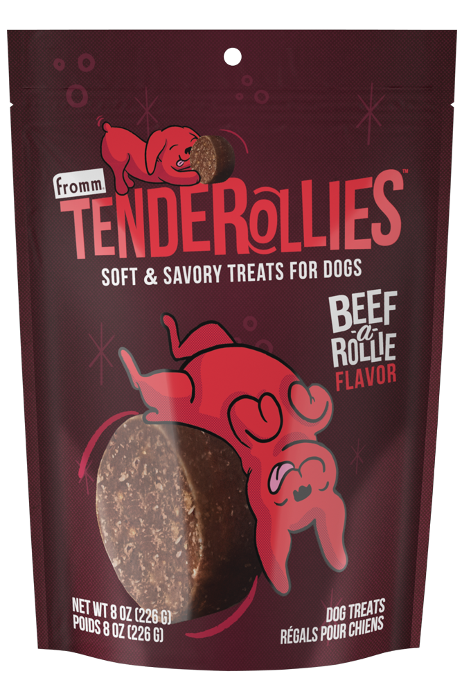 Fromm Soft & Chewy TENDERollies Beef-A-Rollie Flavor Dog Treats, 8oz
