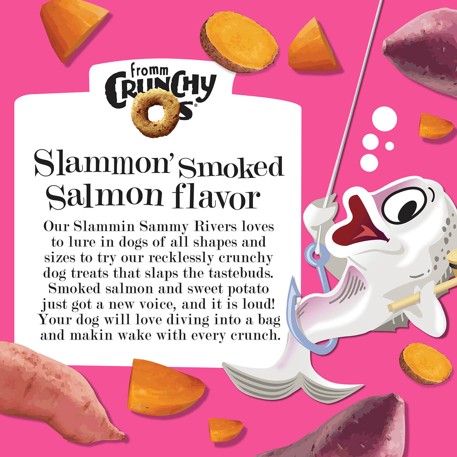 Fromm Crunchy Os Salmmon Smoked Salmon Flavored Dog Treats