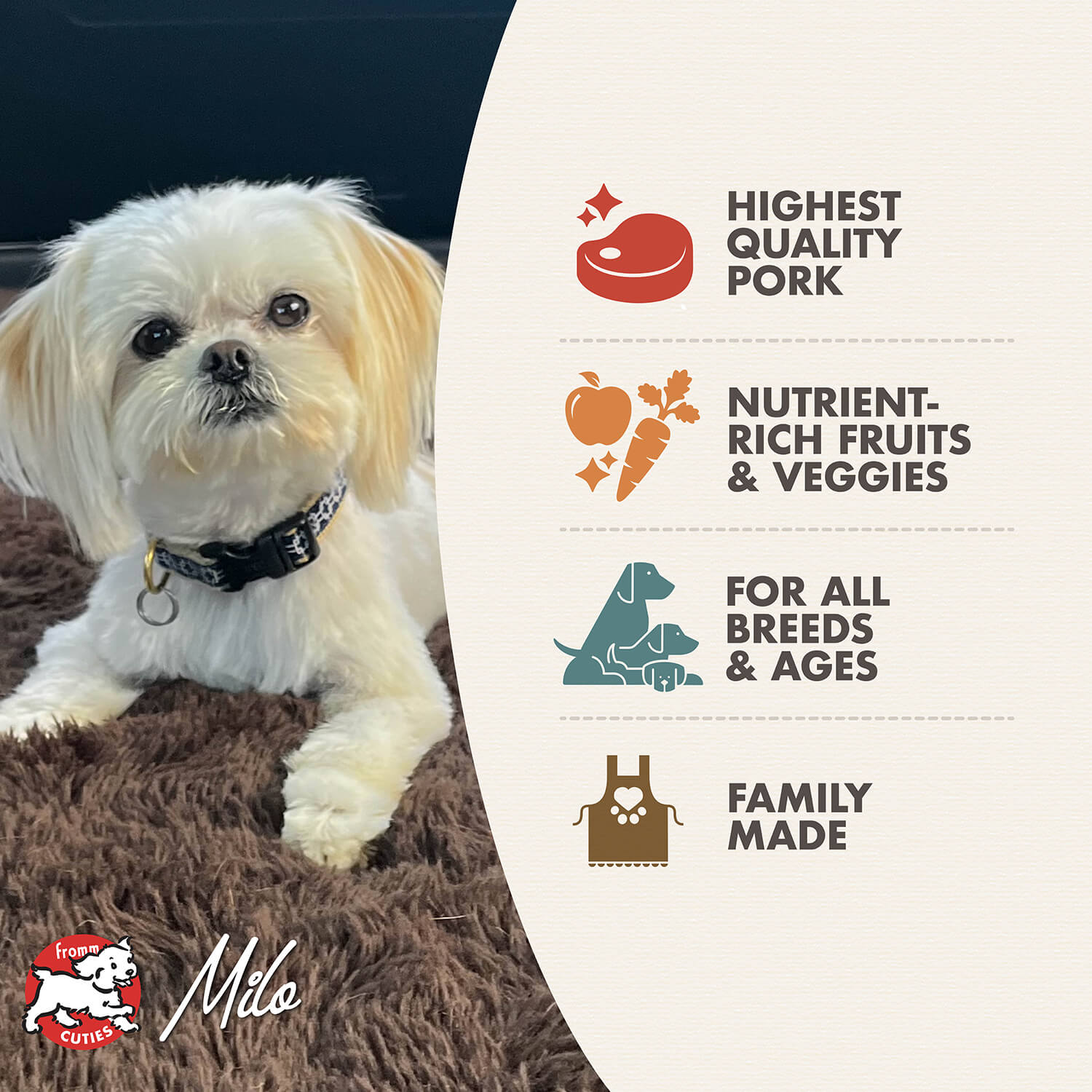 Fromm Slow Cooked Pulled Pork Entree in Gravy Canned Dog Food, 12