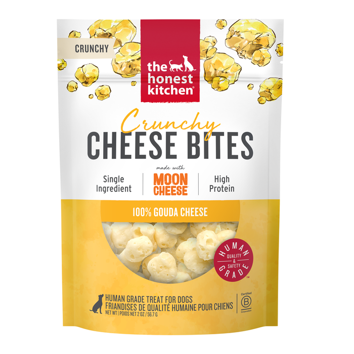 The Honest Kitchen Cheese Bites Gouda Recipe Dog Treats, 2oz