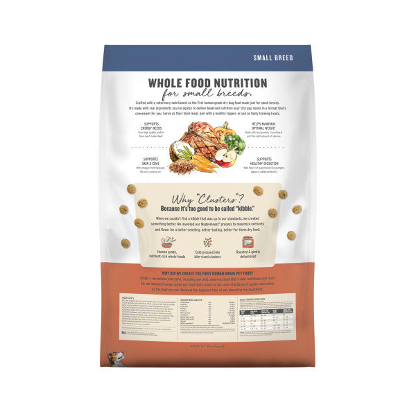 The Honest Kitchen Gourmet Whole Food Clusters Small Breed Grain Free Beef & Superfoods Recipe Dry Dog Food
