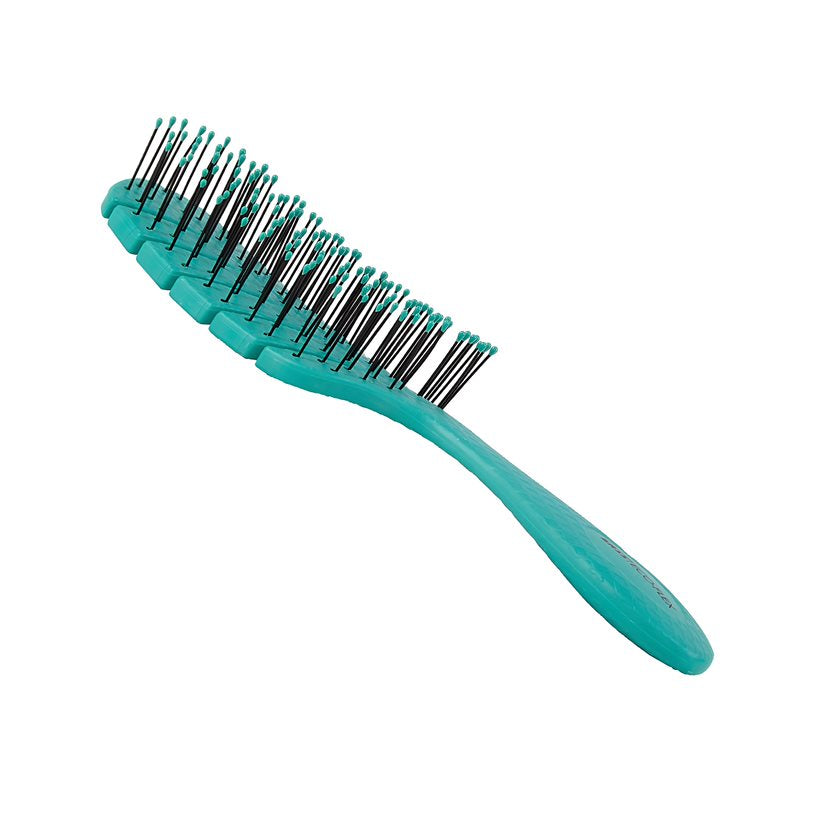 Bass Brushes Detangling Bio-Flex Nylon Pin Brush For Dogs, ECF1 Assorted Colors