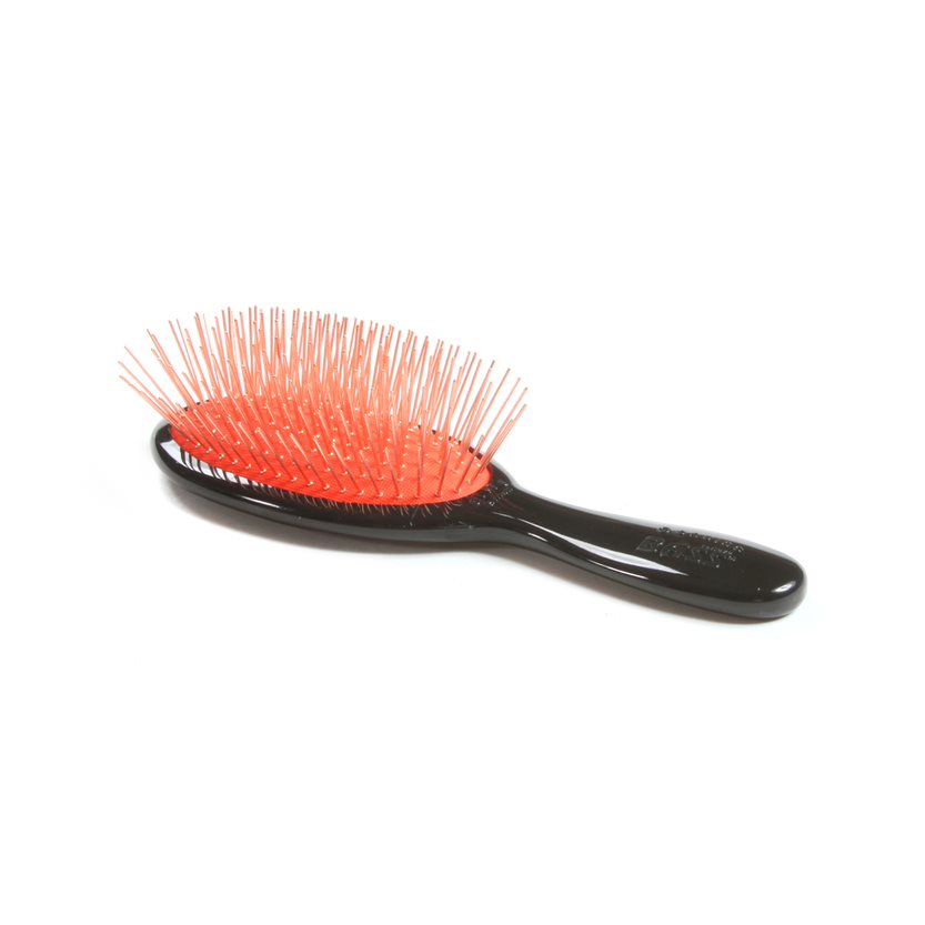 Bass Brushes Elite Small Pocket Size Nylon Pin Brush For Dogs, ESWP