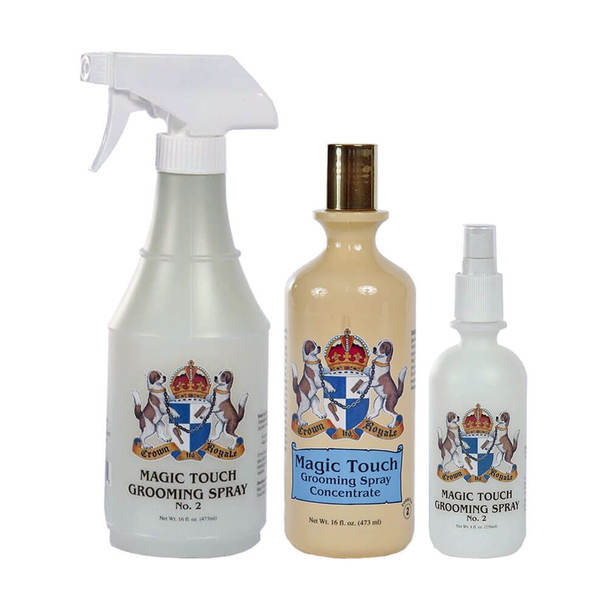 Crown Royale Magic Touch Grooming Spray For Dogs, Formula 2