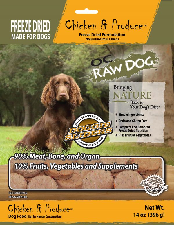 OC Raw Chicken & Produce Freeze Dried Dog Food