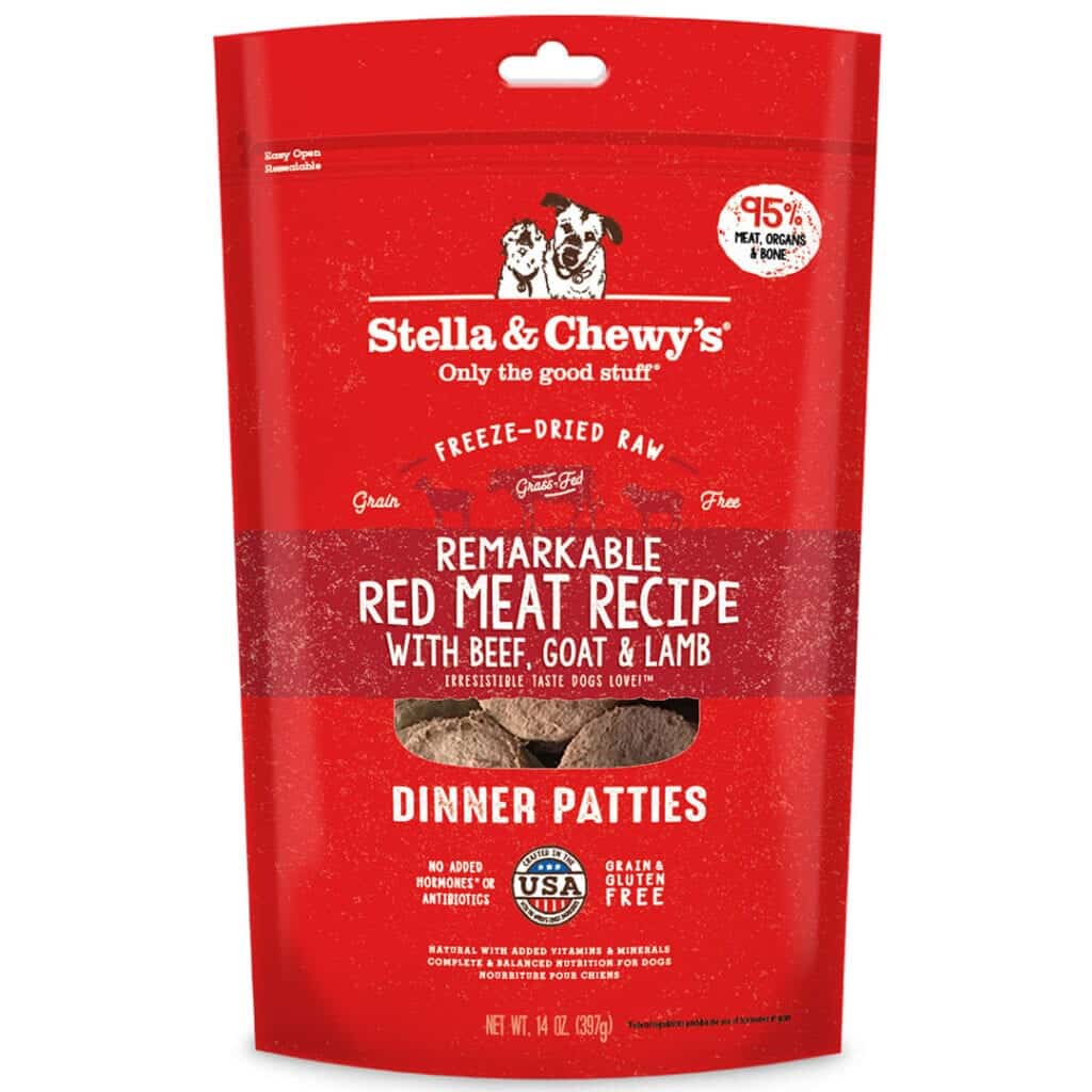 Stella & Chewy's Remarkable Red Meat Dinner Patties Freeze-Dried Dog Food