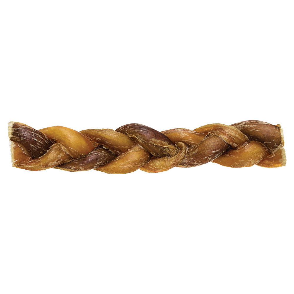 Redbarn Odor-Free Braided Bully Stick Dog Treat, 7in