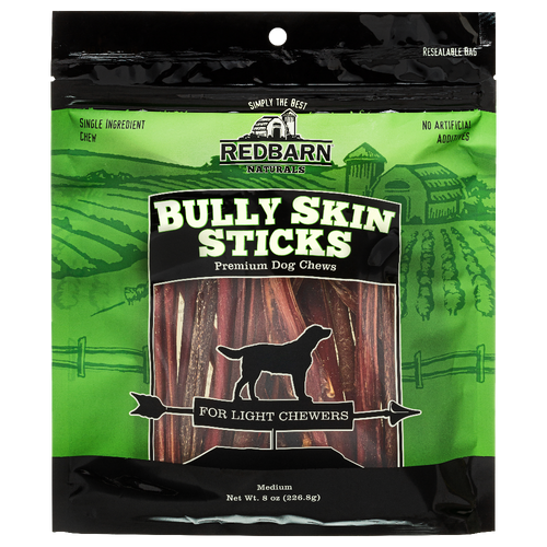 Redbarn Bully Skins Sticks Dog Treats, 8oz